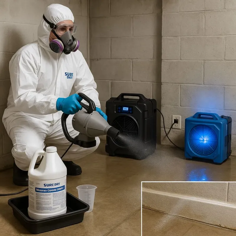 Sanitization and Odor Removal process in McGregor, FL
