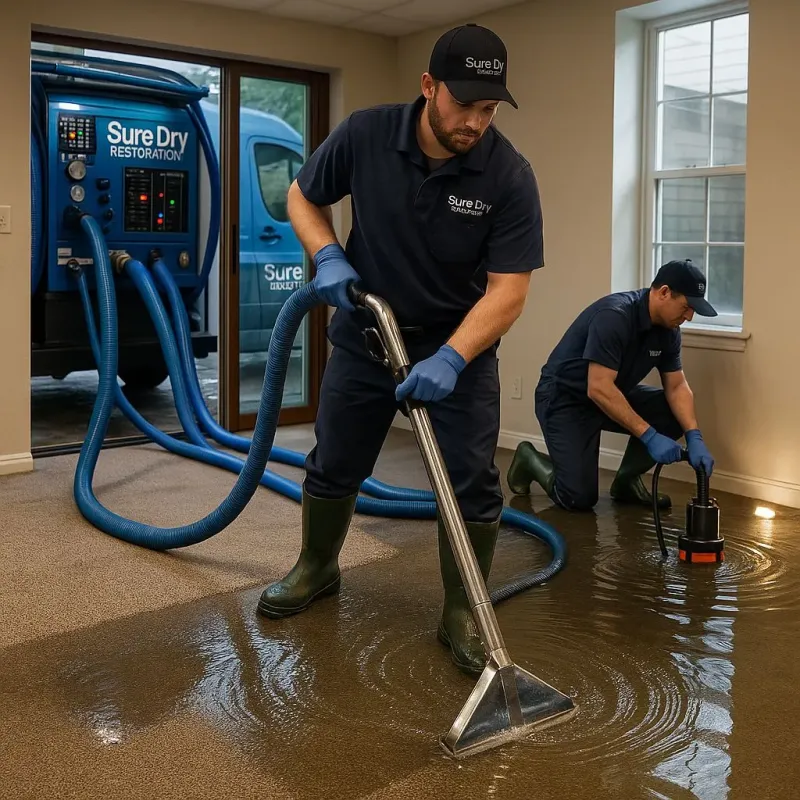 Water Extraction and Removal process in McGregor, FL